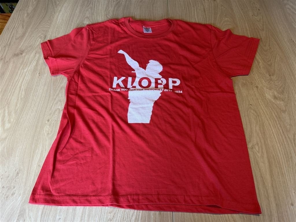 Jorgen Klopp Thank You For The Memories Liverpool T-Shirt Ma, Kleding | Heren, Ophalen of Verzenden, Zo goed als nieuw