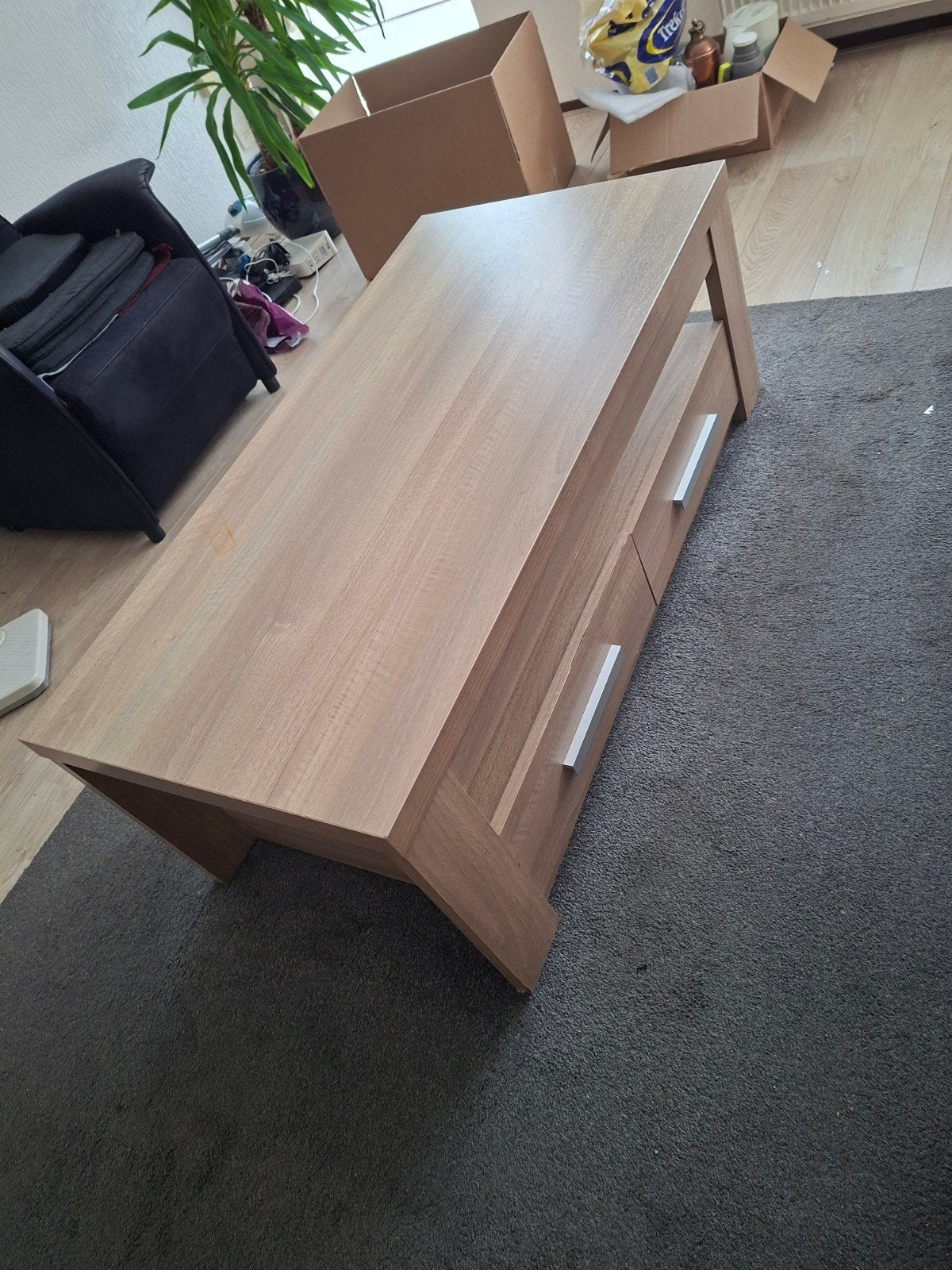 salontafel, Ophalen