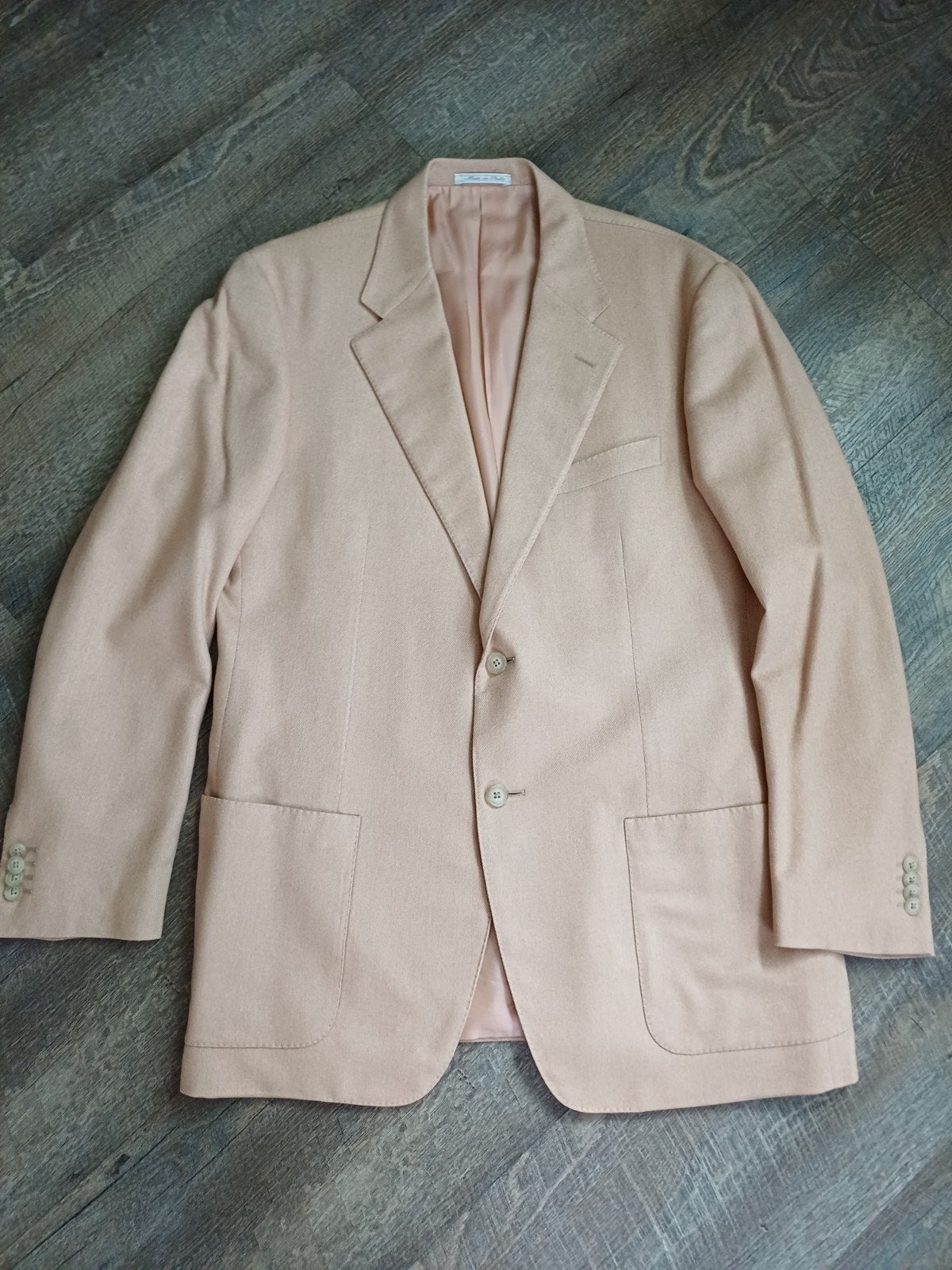 Corneliani Life Soft Blazer Beige Zijde Cashmere Maat 52, Kleding | Heren, Kostuums en Colberts, Maat 52/54 (L), Corneliani, Beige
