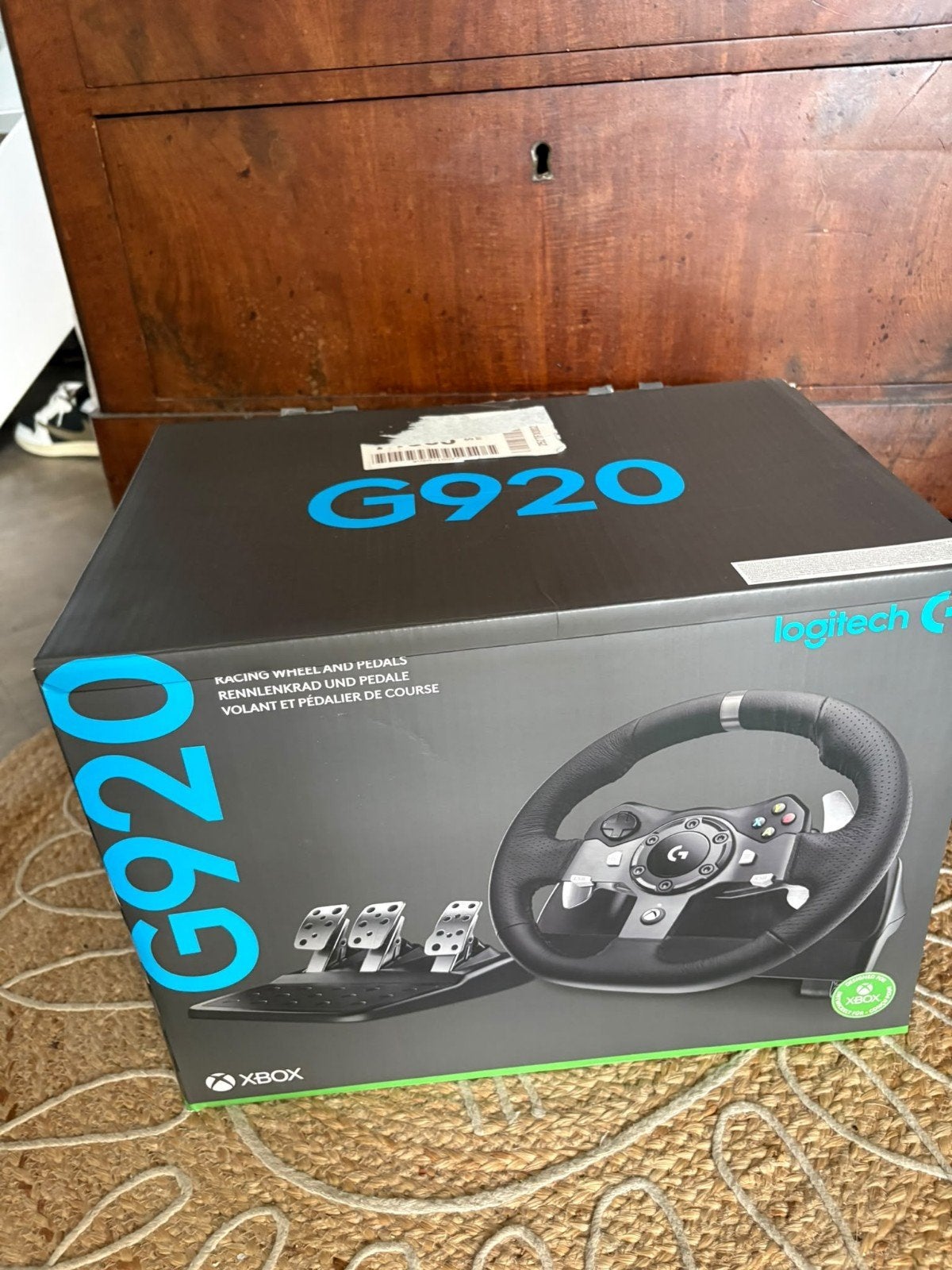 Logitech G920 driving force race stuur&pedalen, Ophalen of Verzenden, Nieuw, Stuurtje of Sportattribuut, Xbox One