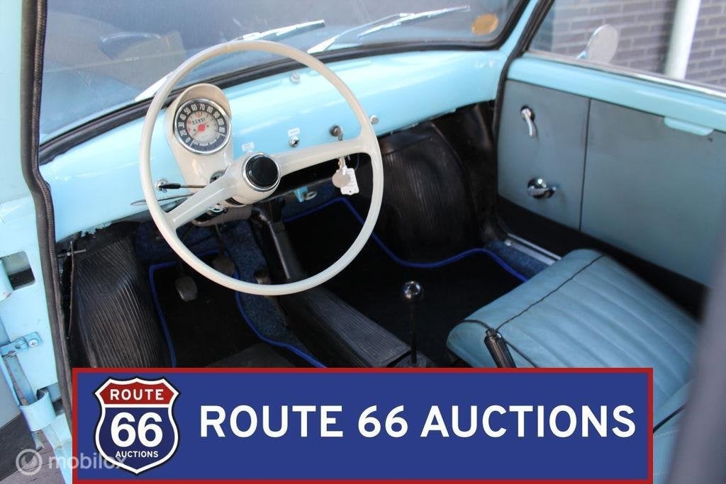 Autobianchi Bianchina Panoramica | 1964 | Route 66 Auctions, Overige merken, Overige carrosserieën, Zwart, Bedrijf