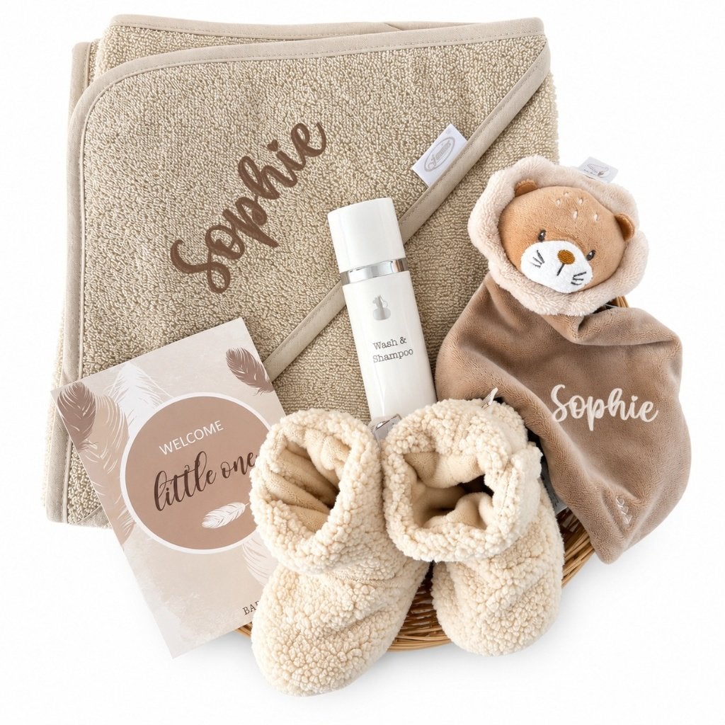 Kraamcadeau geboorte baby mand beige Lion, The River House, Info@theriverhouse.nl, Kraamcadeau, Ophalen of Verzenden