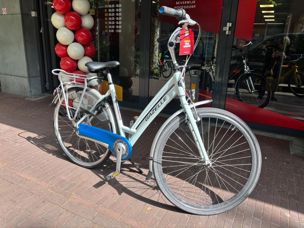 Fietshokje Raaks: Gazelle Charmoniz damesfiets S6 D50, Fietsen en Brommers, Fietsen | Dames | Damesfietsen, Gebruikt, Versnellingen