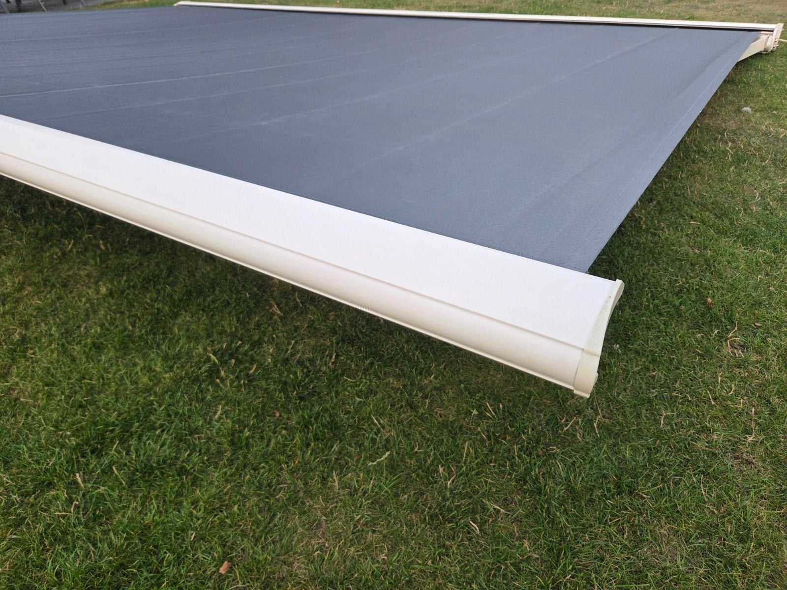 Antraciet zonnescherm 500 x 350 EXTREEM GROTE UITVAL somfy, Tuin en Terras, Zonneschermen, 450 cm of meer, Elektrisch, Ophalen of Verzenden