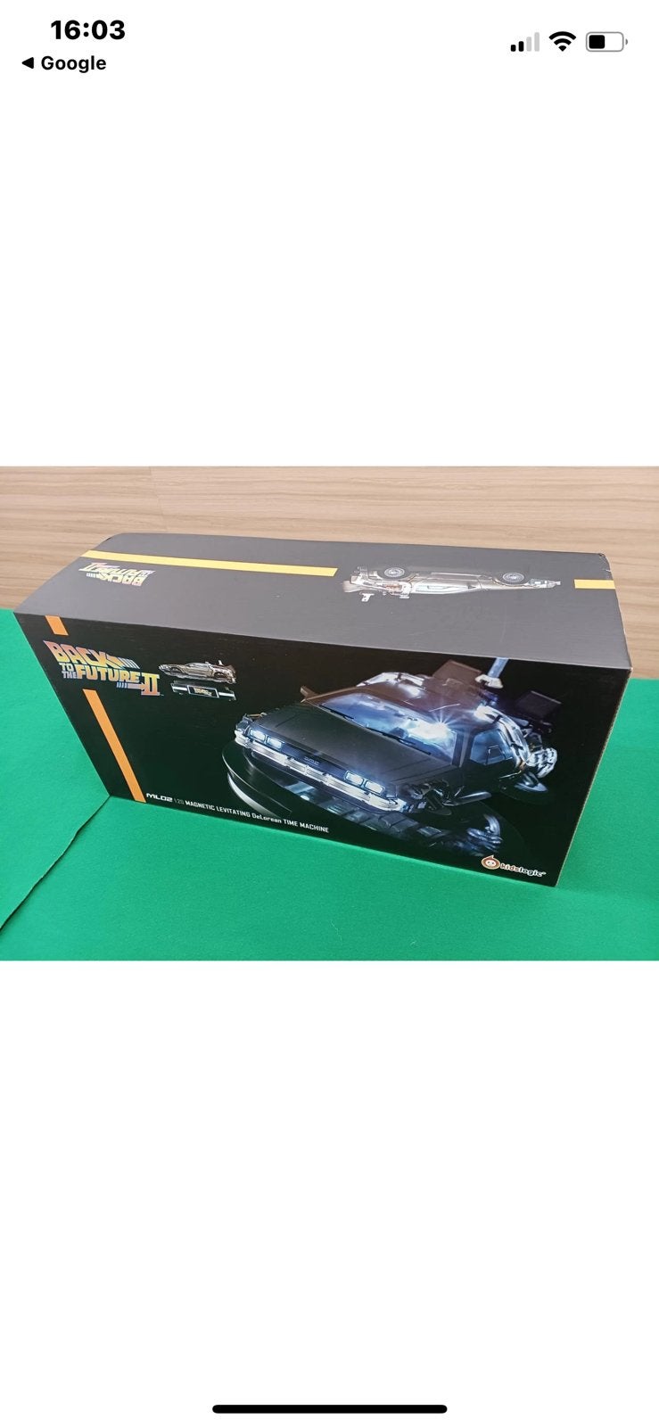 Kidslogic Back to the Future II Magnetic Levitating DeLorean, Ophalen of Verzenden, Nieuw, Film, Beeldje, Replica of Model