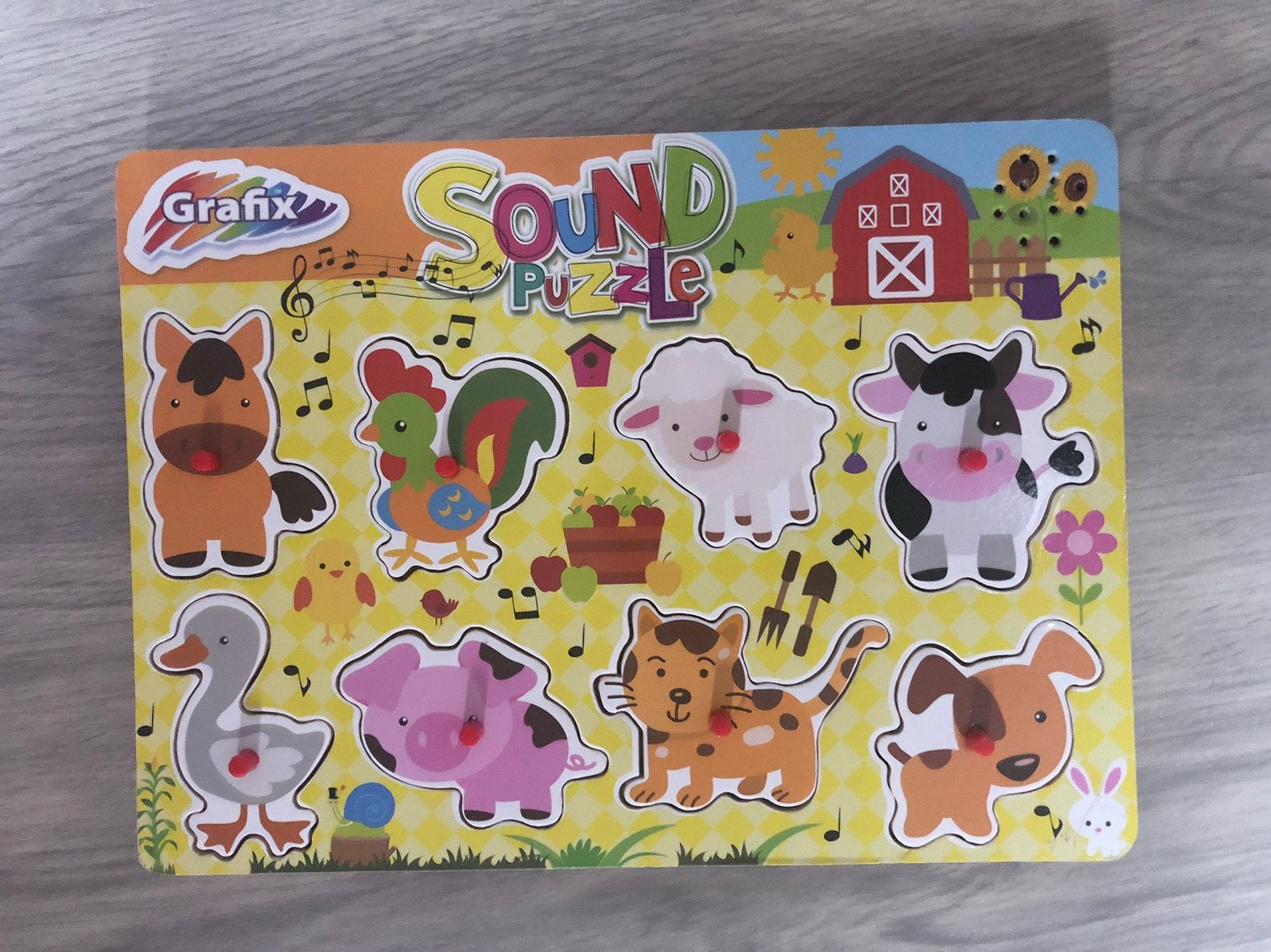 Boerderij puzzel, Ophalen of Verzenden, Minder dan 10 stukjes, Zo goed als nieuw
