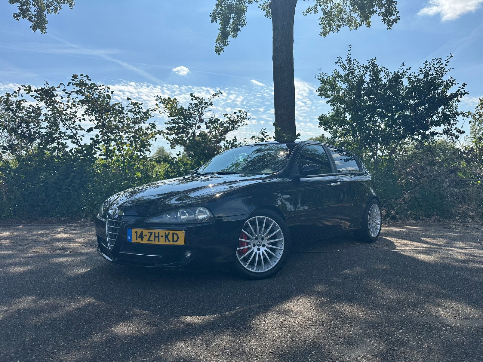 Alfa Romeo 147 2.0 T.spark - Gereviseerde motor - KW schroef, Voorwielaandrijving, Zwart, 150 pk, 400 kg