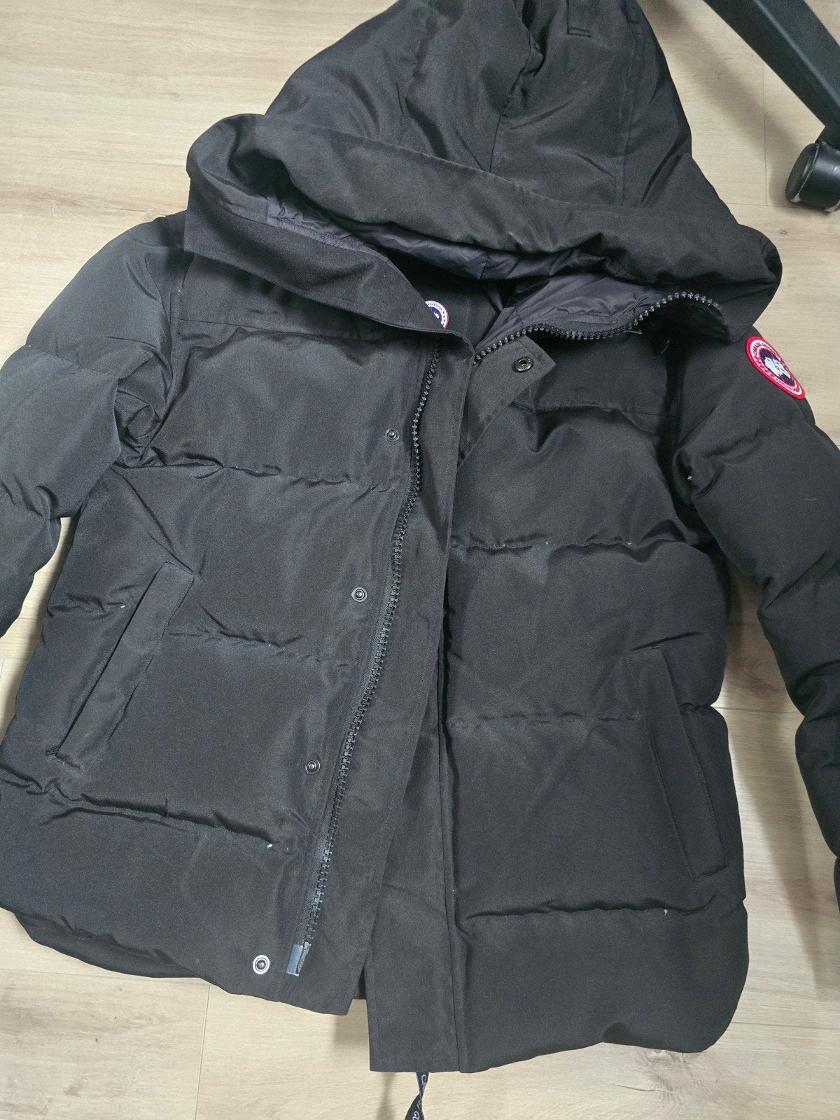 Canada Goose PBI Expedition Parka Zwart Maat M, Kleding | Heren, Jassen | Winter, Ophalen, Zo goed als nieuw, Zwart