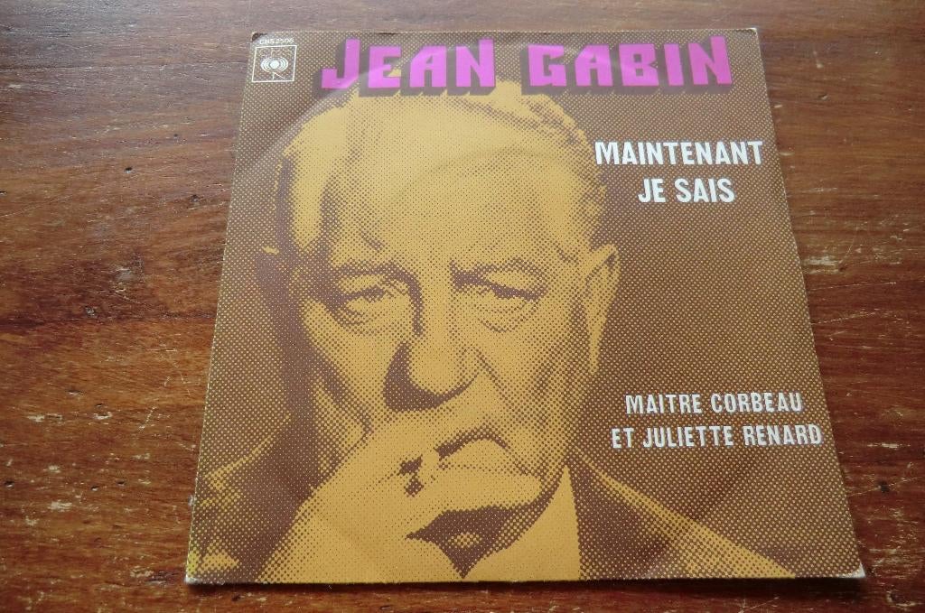 singeltje - Jean Gabin - Maintenant je sai, Ophalen of Verzenden, Gebruikt, Overige genres