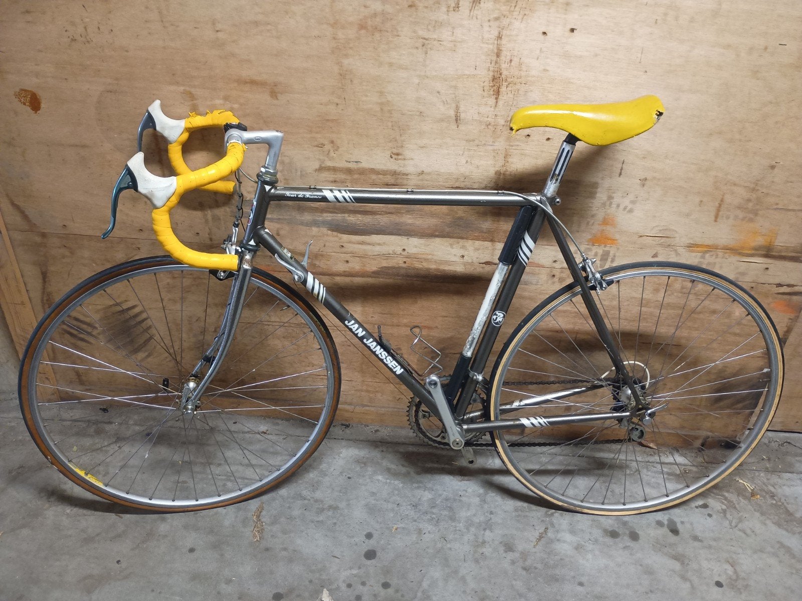 Jan Janssen racefiets - Klassieke stalen racefiets, Fietsen en Brommers, Fietsen | Racefietsen, Gebruikt, Ophalen, Overige merken
