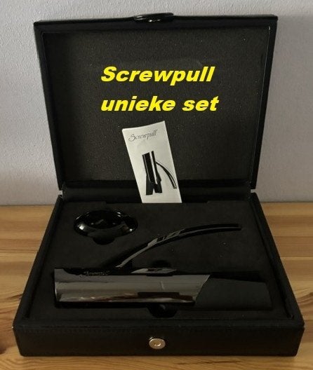 Screwpull LM400-unieke luxe zwart, metalen kurkentrekker set, Ophalen of Verzenden, Nieuw, Overige gebieden, Overige typen