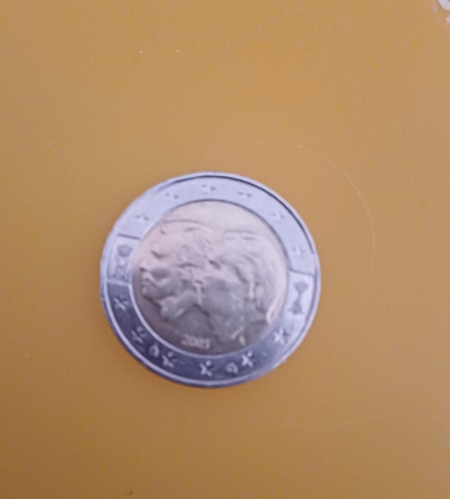 2 Euro België/Luxemburg Monetaire Unie 2005 Dubbele Kop, Postzegels en Munten, Ophalen of Verzenden, België, 2 euro, Losse munt
