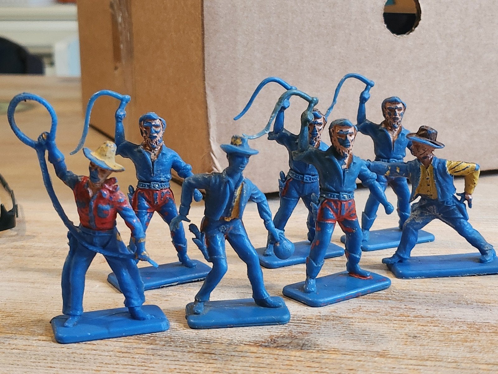 Crescent toys- Engeland  - 1960's cowboys, Ophalen of Verzenden, 1:35 tot 1:50