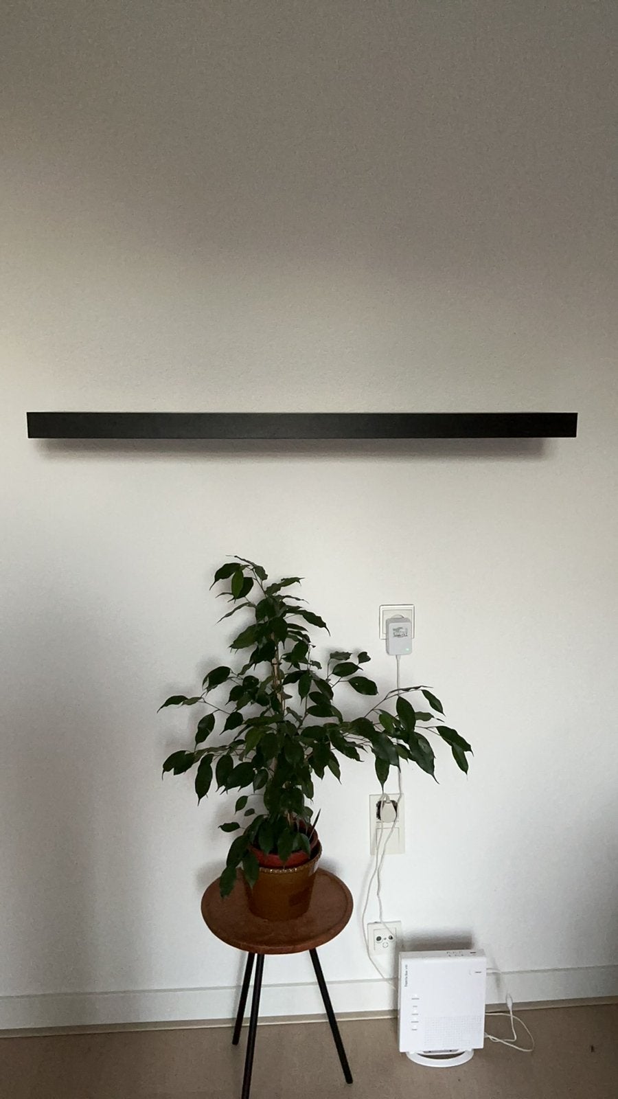 Zwevende plank, zwart, Huis en Inrichting, Ophalen, Gebruikt