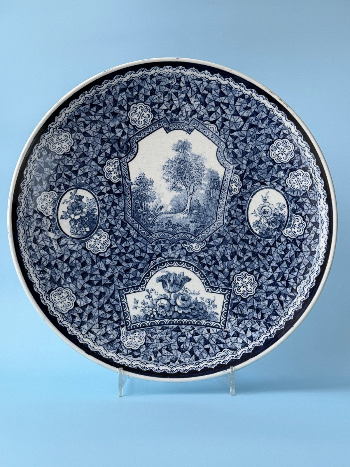 Antiek wandbord -Mehlem/Villeroy&Boch. Flamand, Antiek en Kunst, Ophalen of Verzenden