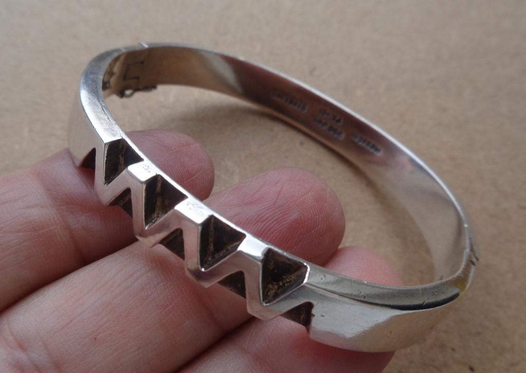 zilveren stoere armband Mexico [920], Sieraden, Tassen en Uiterlijk, Armbanden, Verzenden, Zo goed als nieuw, Zilver, Zilver