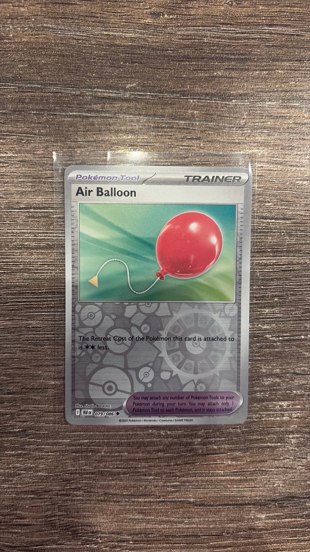 BLK Air Balloon 079/086 Reverse holo, Ophalen of Verzenden, Zo goed als nieuw