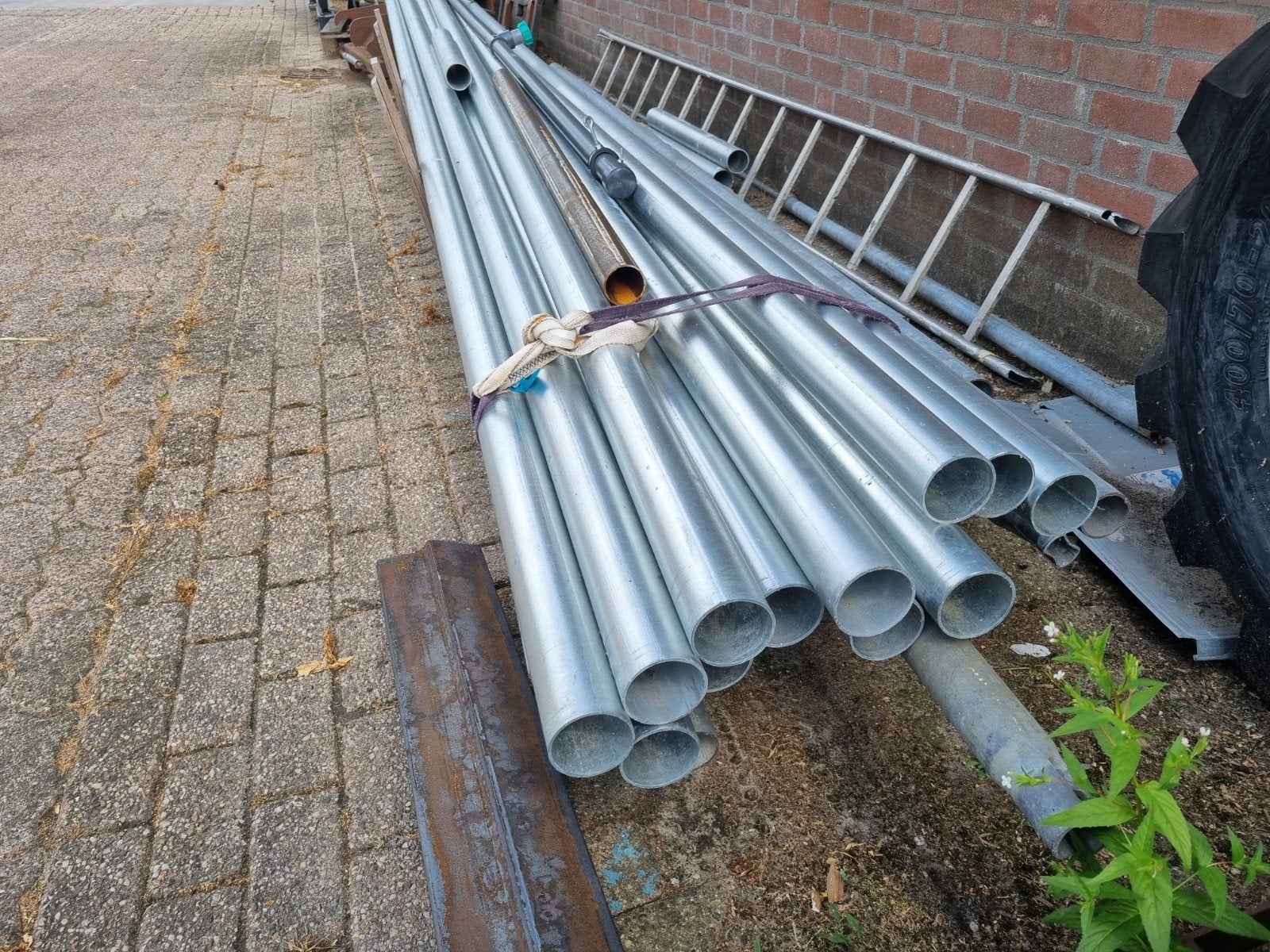 gegalvaniseerde buis 72 meter rond 76,1 mm of 2,5 duims, Ophalen of Verzenden, Overige typen, 5 meter of hoger