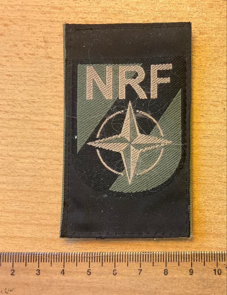Patch badge NRF NATO, Ophalen of Verzenden, Overige soorten, Overige gebieden, Embleem of Badge