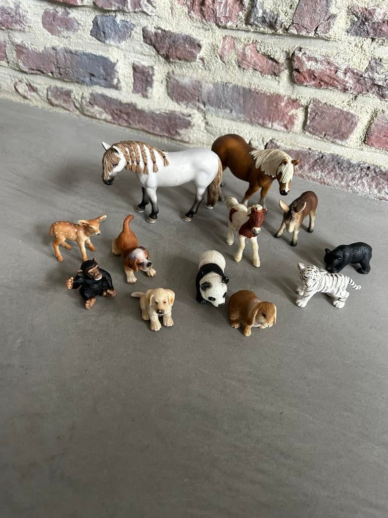 Schleich dierenset, Ophalen of Verzenden, Zo goed als nieuw, Beeldje of Figuurtje