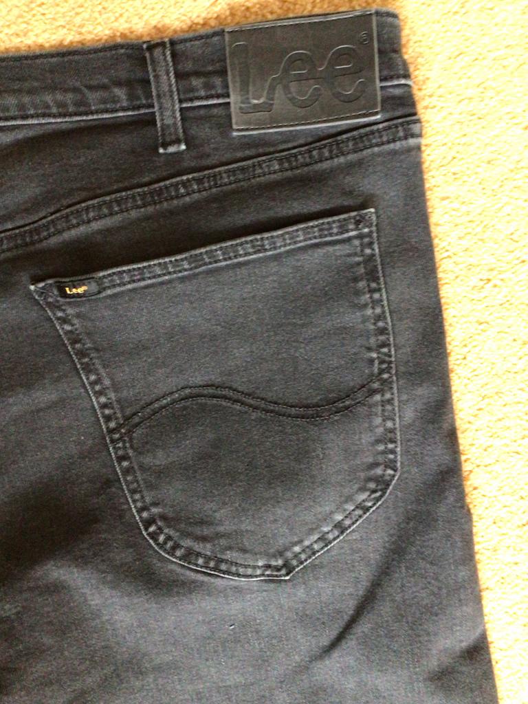 Lee spijkerbroek heren, zwart, Ophalen of Verzenden, Zo goed als nieuw, Zwart, Overige jeansmaten