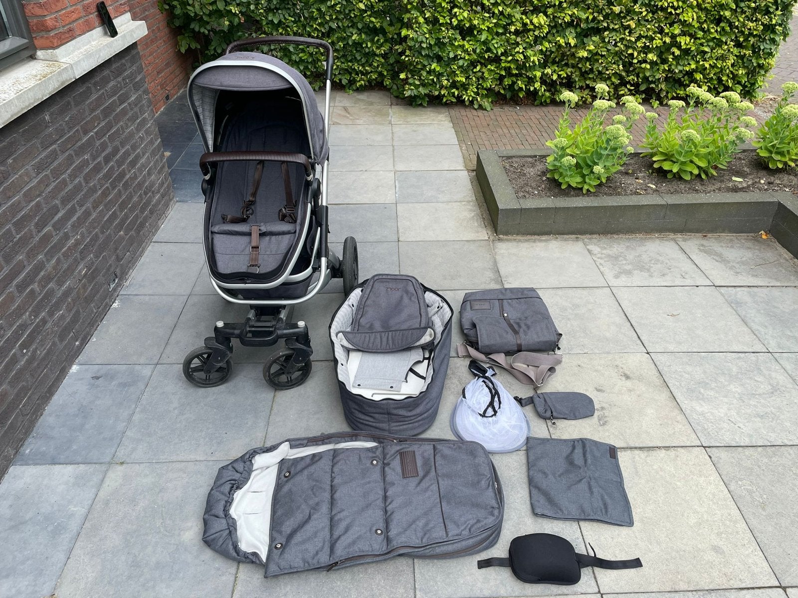 Joolz GEO Ridge limited edition kinderwagen + accessoires, Gebruikt, Combiwagen, Met reiswieg, Ophalen