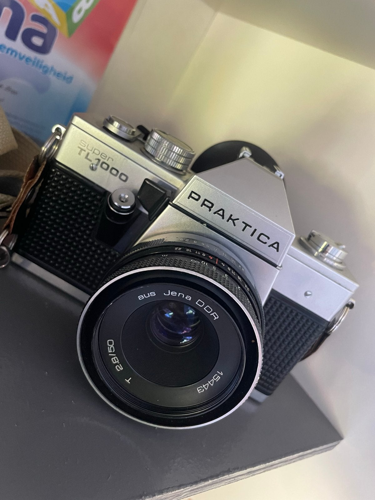 Vintage Canon AV-1 en Praktica Super TL1000 camera's, Audio, Tv en Foto, Ophalen of Verzenden, Gebruikt, Spiegelreflex, Canon