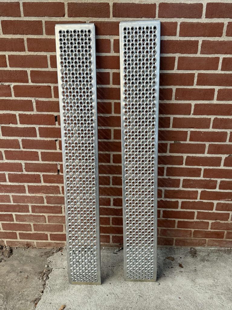 Aluminium Rijplaten x 2, Niet ingevuld, Niet ingevuld, Niet ingevuld