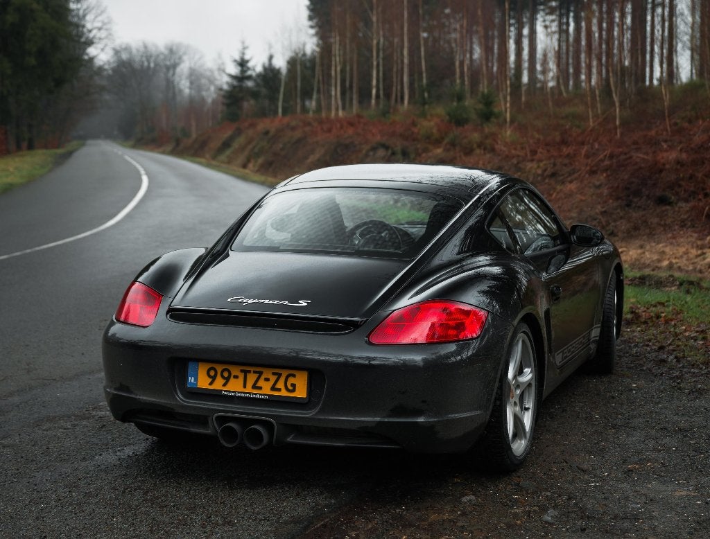 Porsche Cayman 3.4 S / Handbak / Sport Chrono / PASM, Auto's, Porsche, Zwart, Leder, 3387 cc, Handgeschakeld