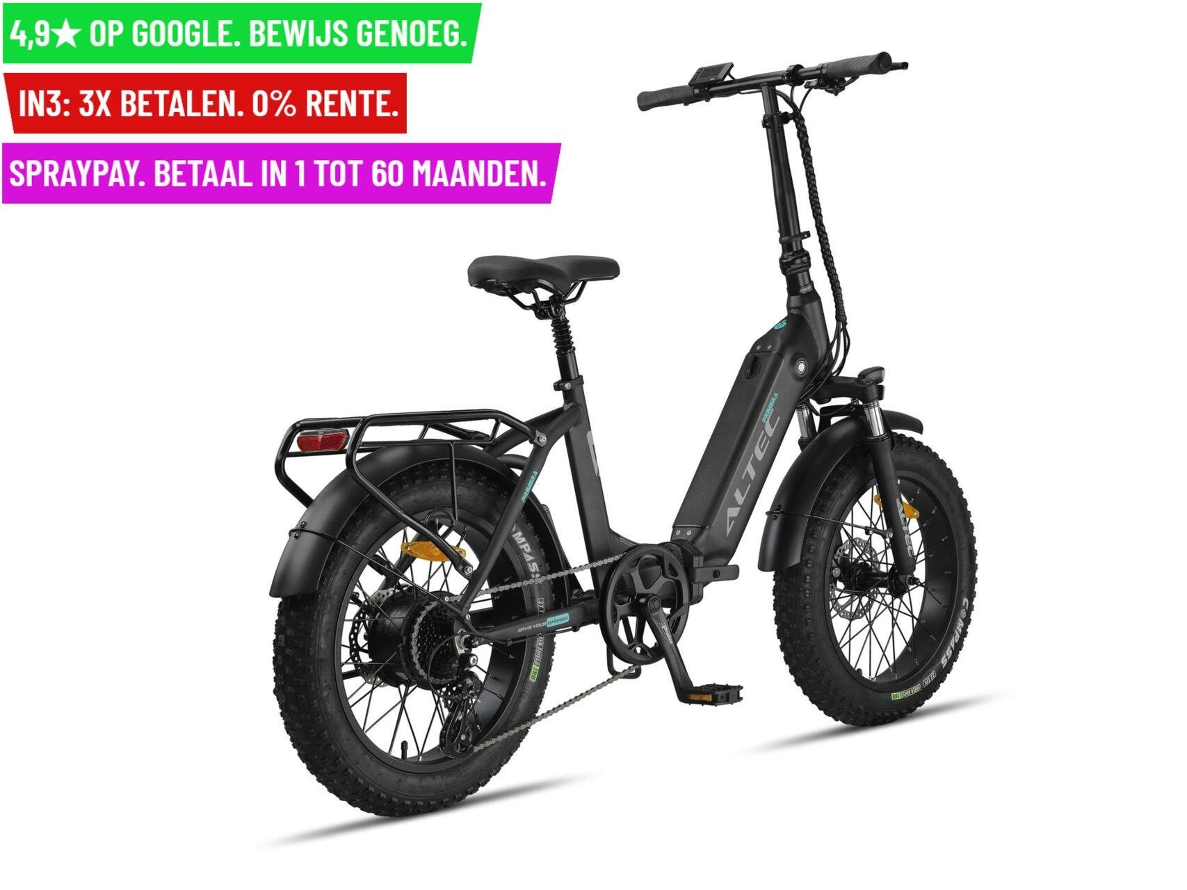 +Altec Primera E-Bike Vouwfiets 20"/41cm- Garantie/Levering, Overige merken, 9713 Bv Groningen, Nieuw, Altec