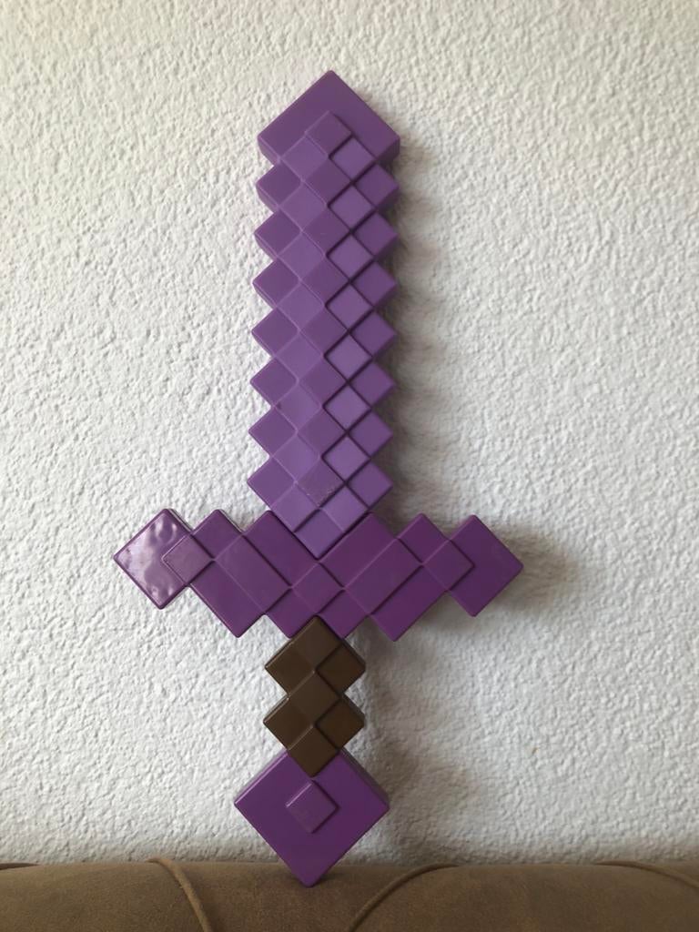 Minecraft Diamanten Zwaard Speelgoed, Ophalen of Verzenden, Zo goed als nieuw