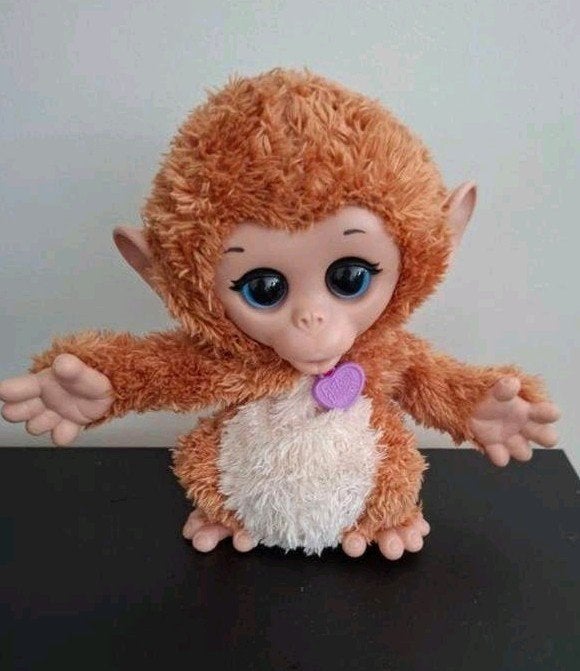 FurReal Friends aapje knuffel interactief, Kinderen en Baby's, Speelgoed | Knuffels en Pluche, Overige merken, Ophalen of Verzenden