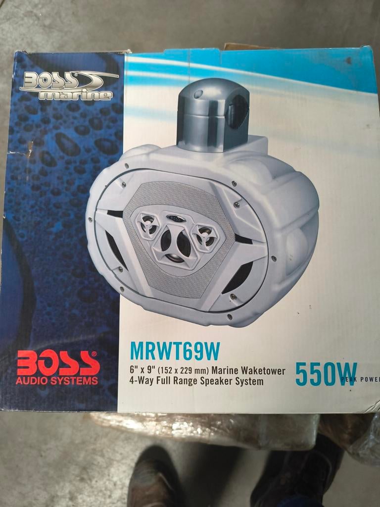 Boss Marine MRWT69W Waterdichte Waketower Speaker 550W, Overige merken, Overige typen, Nieuw, Ophalen of Verzenden