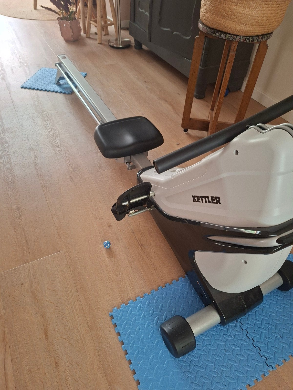 Kettler Roeitrainer, Ophalen, Zo goed als nieuw, Rug, Metaal
