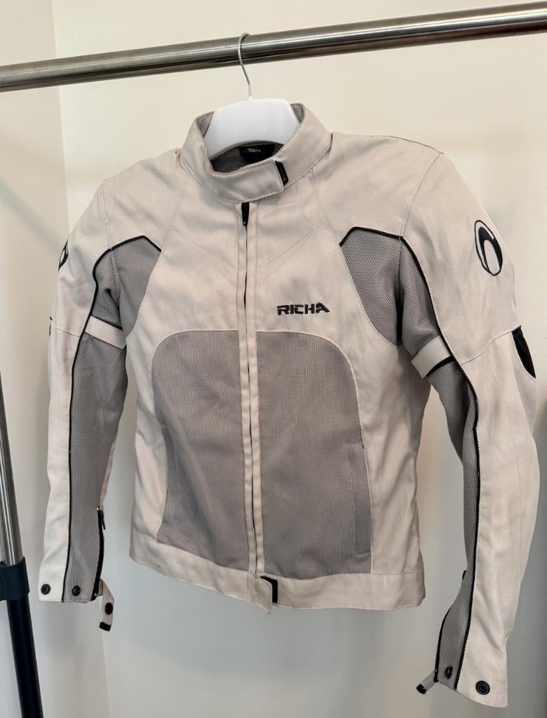 Dames motorjas, doorwaai maat M, Motoren, Kleding | Motorkleding, Ophalen, Jas | textiel, Richa, Dames