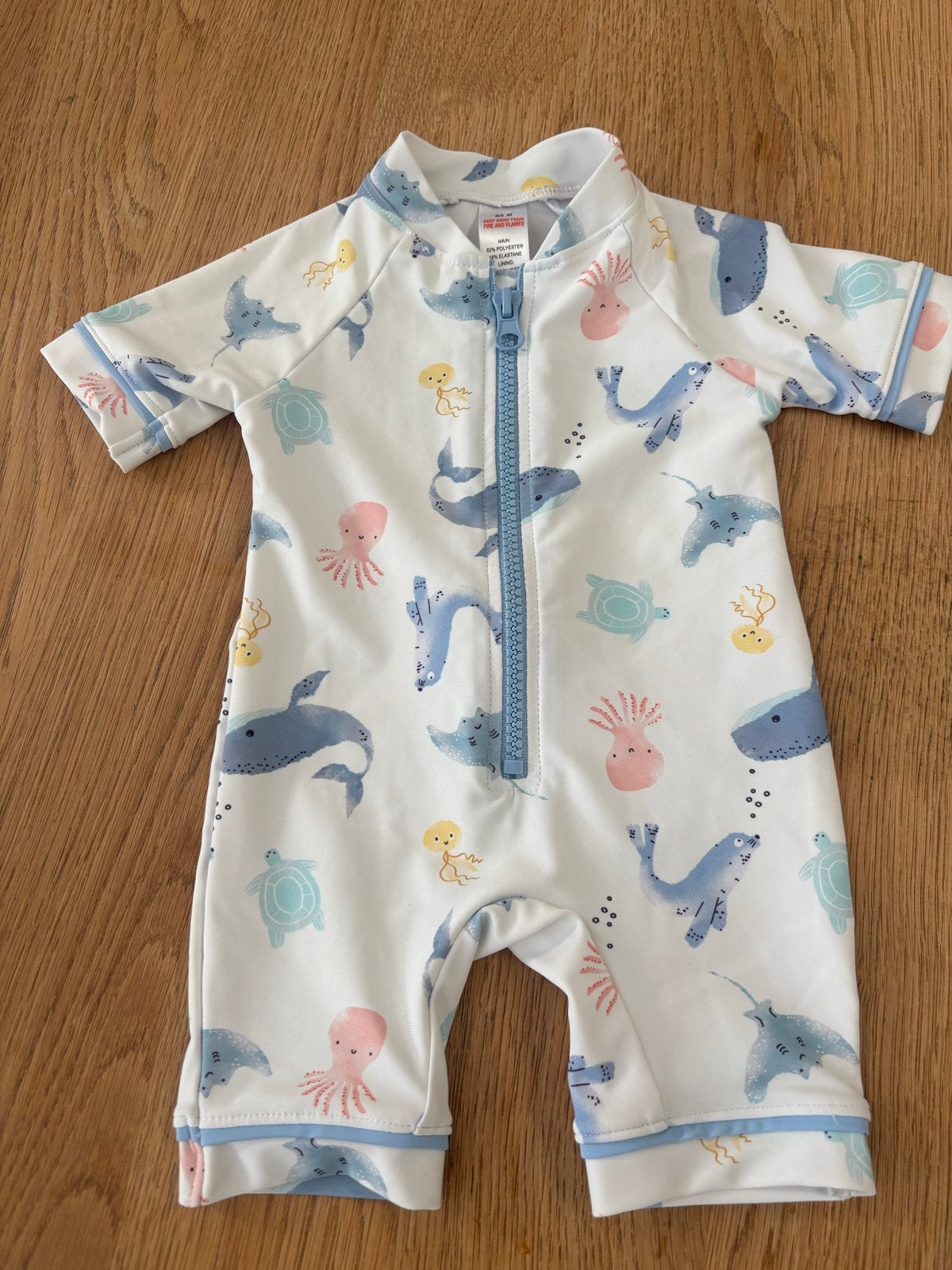 Baby UV Zwempakje met Zeebeestjesprint - Maat 50-62, Badpak, Nieuw, Overige maten, Ophalen of Verzenden
