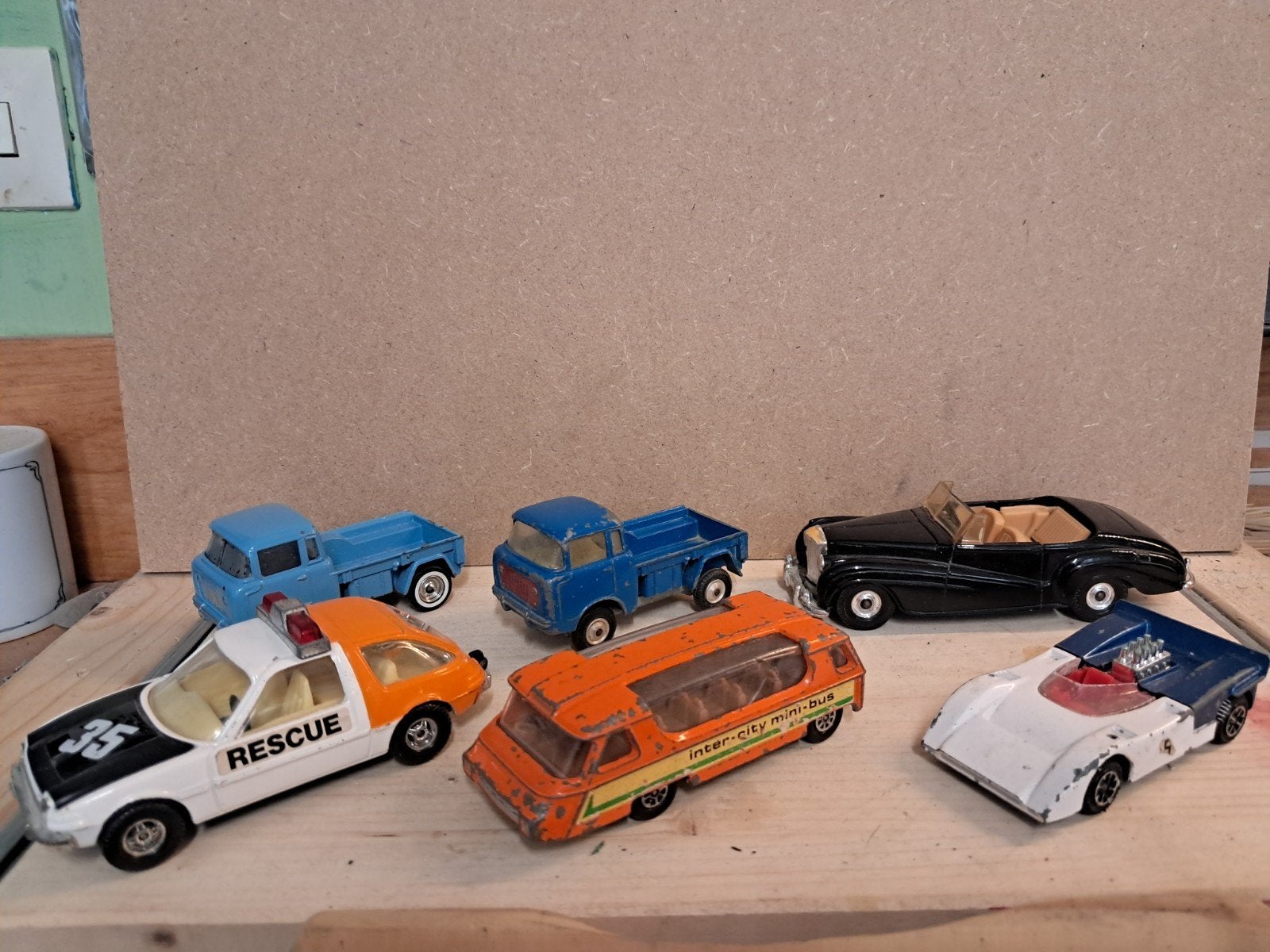 Vintage Corgi Toys Diecast Auto's - Set van 6, Hobby en Vrije tijd, Modelauto's | 1:43, Verzenden, Gebruikt