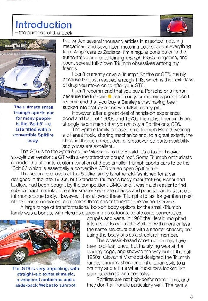 Triumph Spitfire and GT6, Verzenden