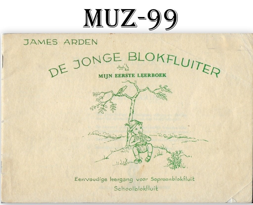 Muz99 bladmuziek De jonge Blokfluiter, Muziek en Instrumenten, Bladmuziek, Gebruikt, Verzenden, Blokfluit, Artiest of Componist