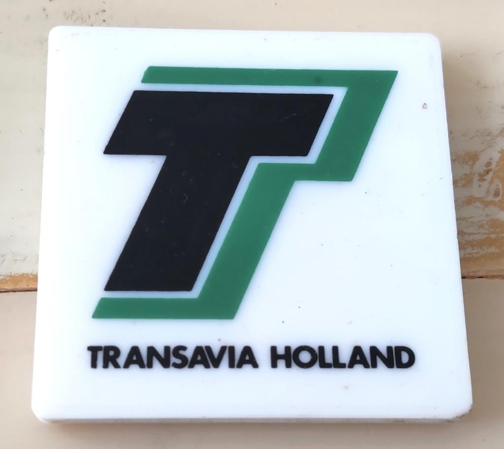 Vintage Transavia schuif puzzel In prima staat, Ophalen of Verzenden, Zo goed als nieuw, Overige typen