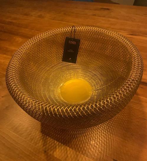 Decoratieve schaal Senza Gold wired bowl NIEUW, Overige materialen, Schaal, Rond, Nieuw