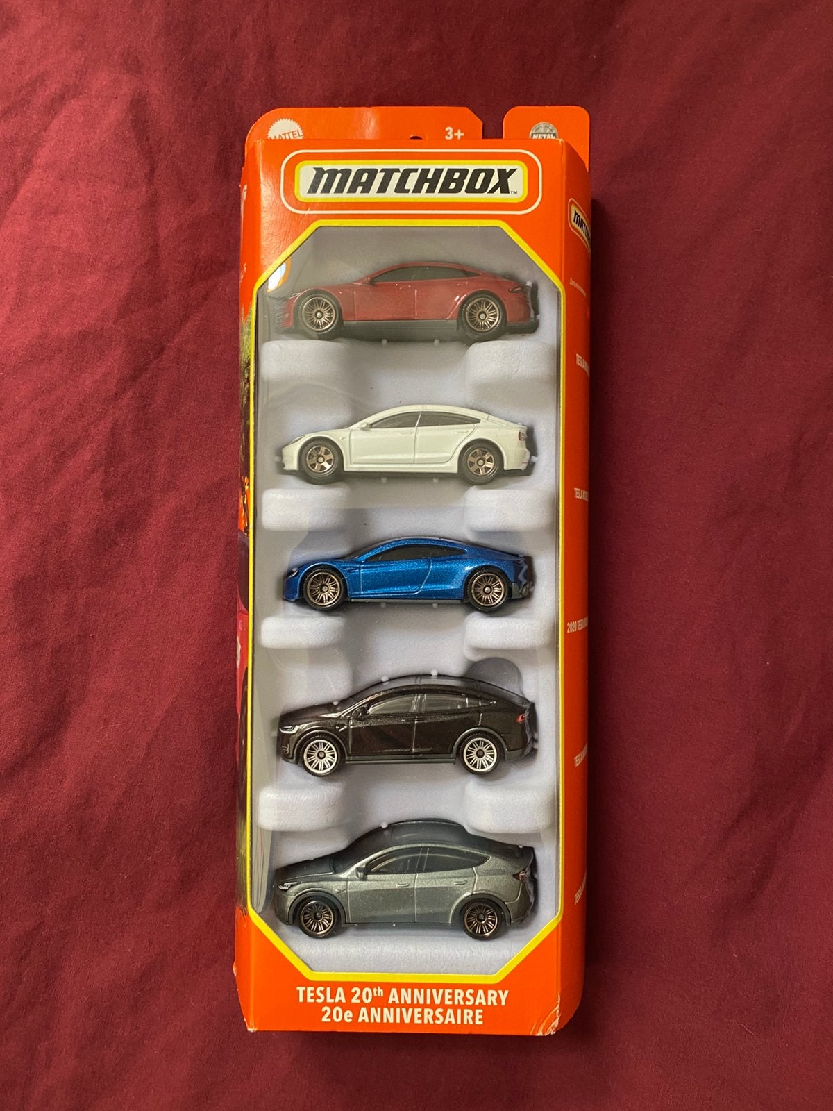 Matchbox - 20 jaar Tesla - in verpakking, Hobby en Vrije tijd, Modelauto's | Overige schalen, Ophalen of Verzenden, Nieuw, Auto
