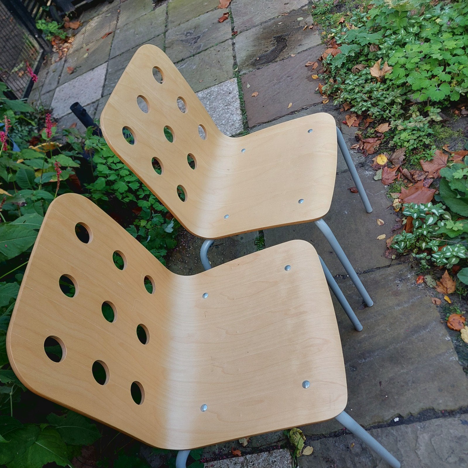 jules ikea stoelen 4x, Ophalen of Verzenden, Gebruikt, Wit, Vier