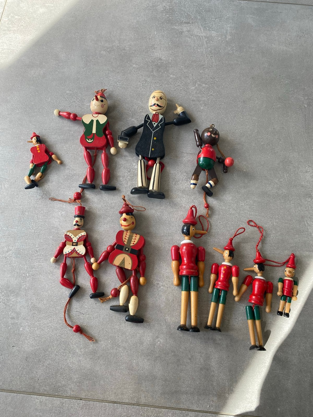 Houten trekpoppen - Diverse maten, Ophalen of Verzenden, Gebruikt, Jongen of Meisje