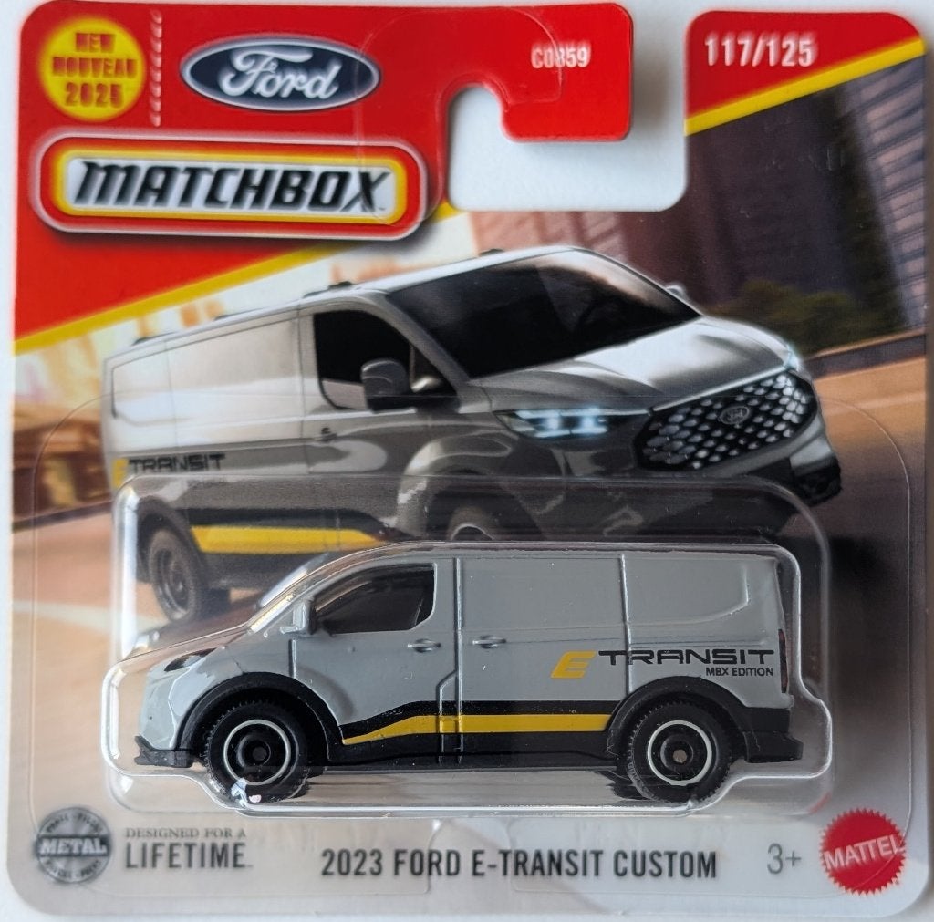 2025 Matchbox 2023 Ford E-Transit Custom, Ophalen of Verzenden, Nieuw