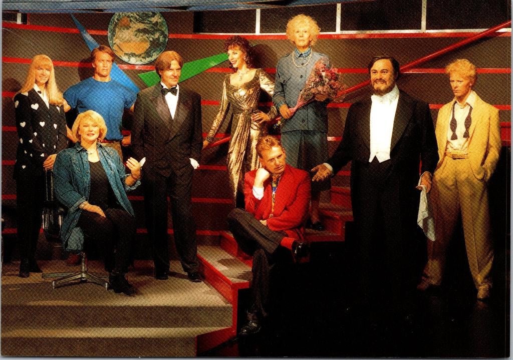 Amsterdam Madame Tussaud - 3 ansichtkaarten, Verzenden, 1960 tot 1980, Ongelopen, Noord-Holland