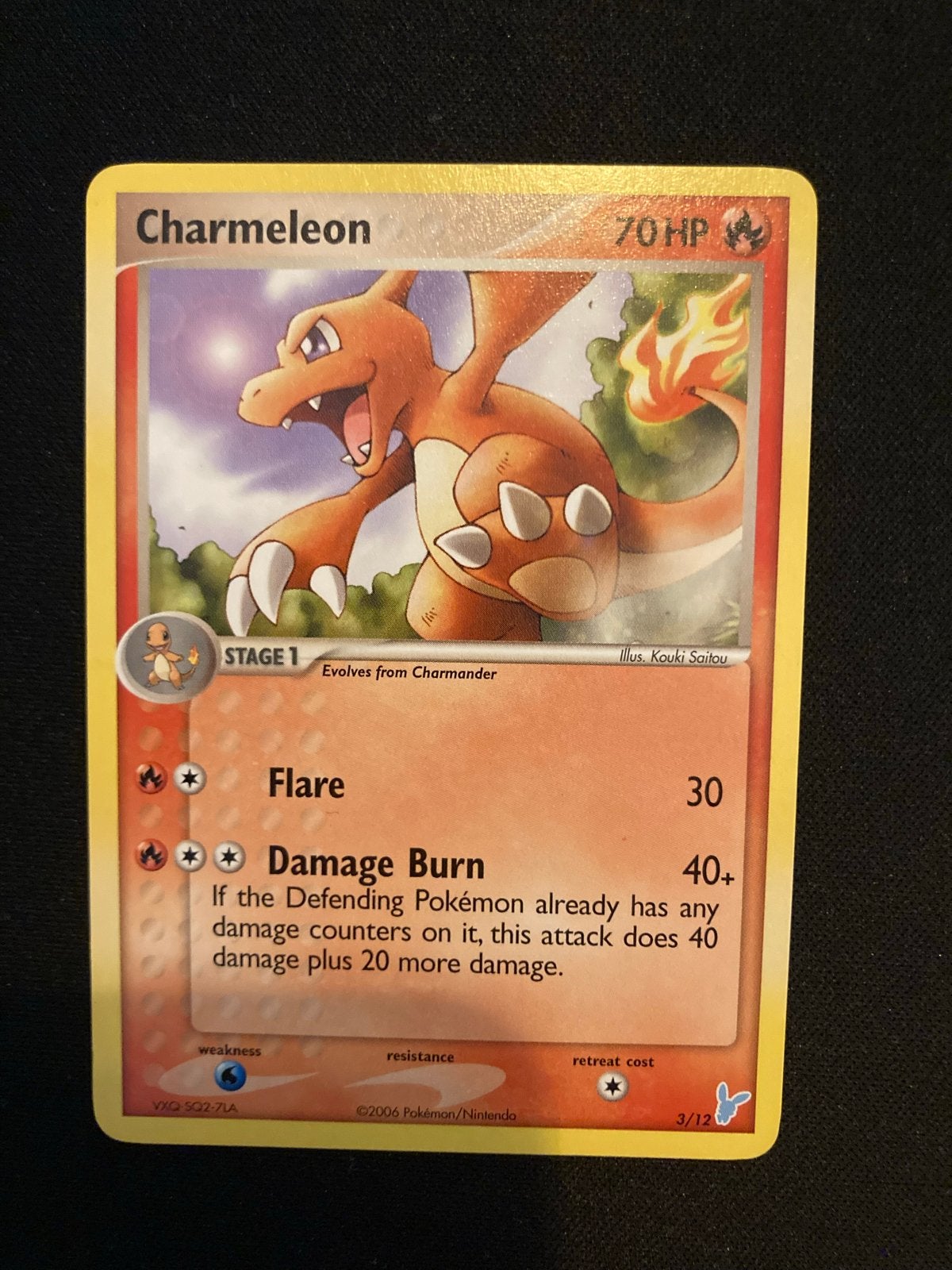 Charmeleon 3/12, Hobby en Vrije tijd, Verzamelkaartspellen | Pokémon, Ophalen of Verzenden, Gebruikt, Losse kaart