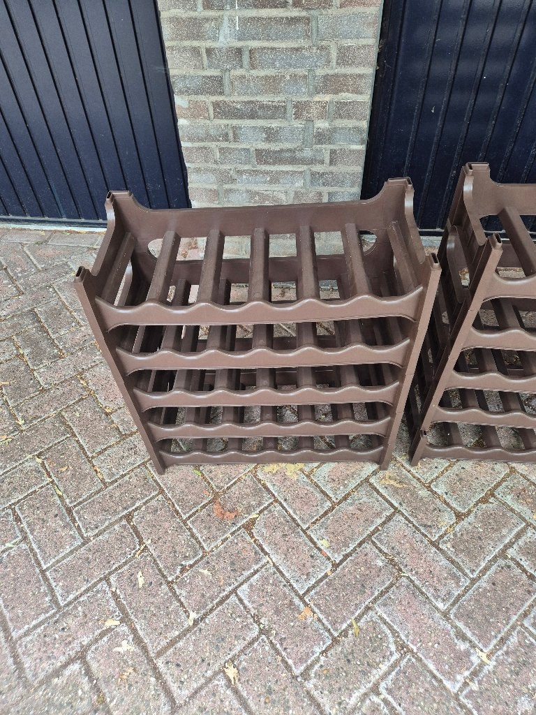 Wijnrek plastic, Ophalen, Kunststof, Zo goed als nieuw, 25 flessen of meer