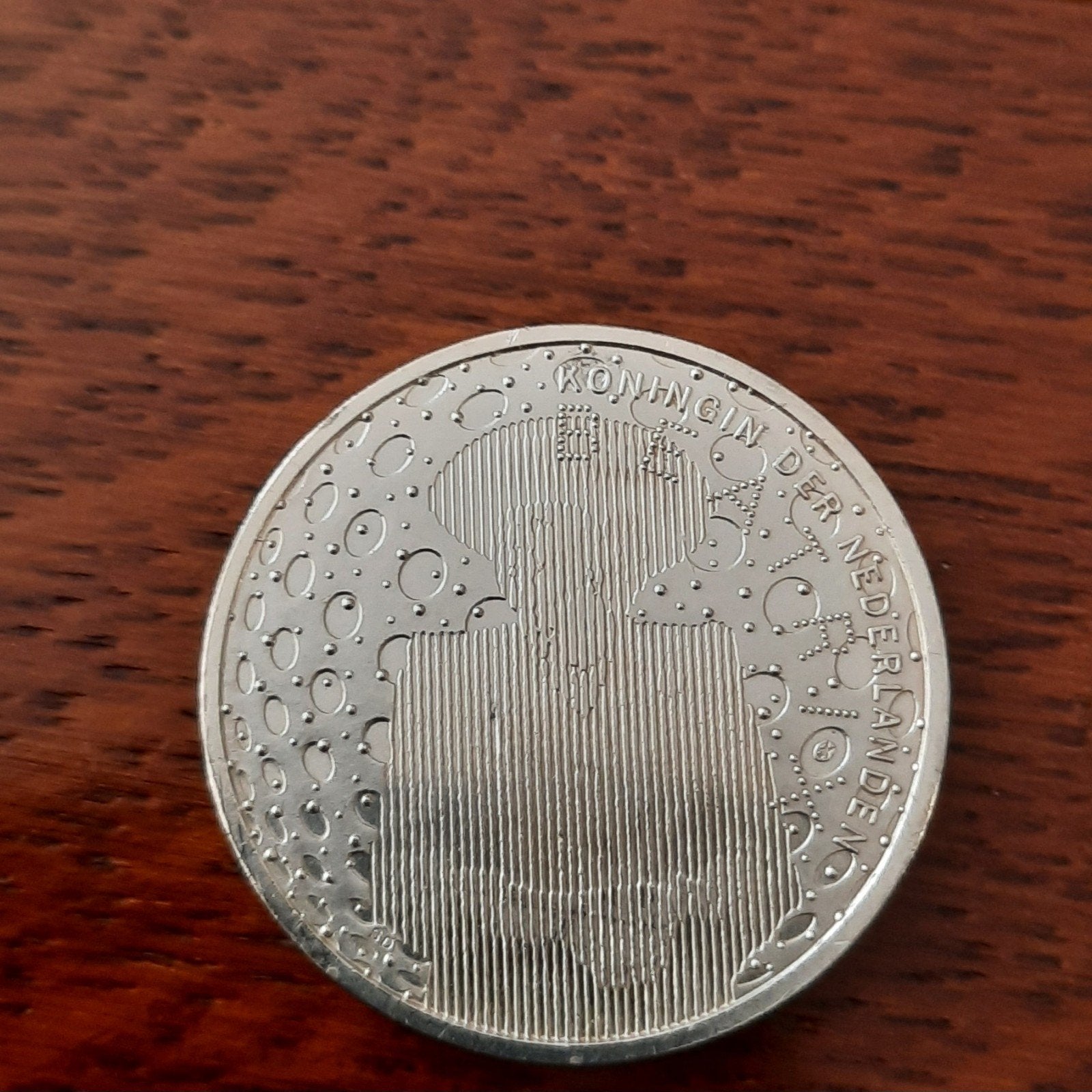Zilveren Vredes Vijfje 2005 - Suzan Drummen ontwerp, Postzegels en Munten, Koningin Beatrix, Zilver, Euro's, Ophalen of Verzenden