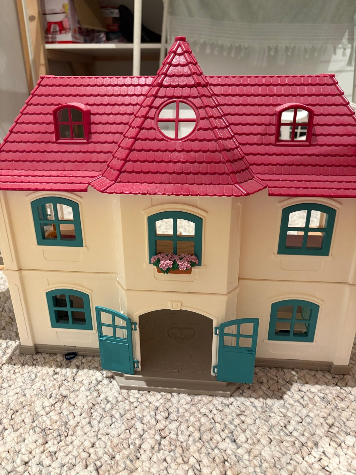 Sleigh Landhuis met veel accessoires, Ophalen, Gebruikt, Poppenhuis